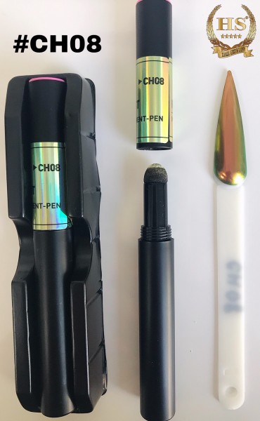 Penna a pigmenti - Aurora verde-oro