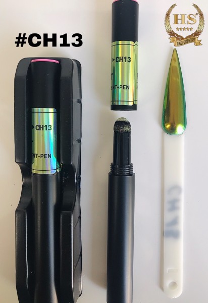 Bolígrafo de pigmento - verde - dorado Aurora