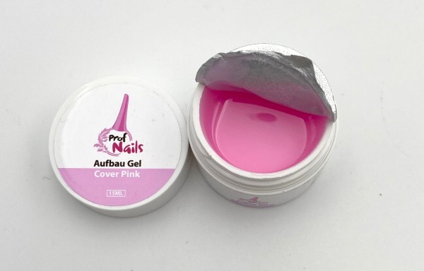 Xây dựng móng gel Prof Nails - Phủ màu hồng